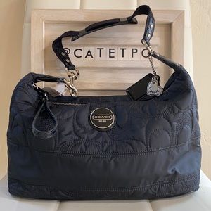 Coach Nylon Hobo Shoulder Bag